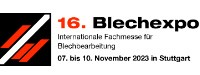 16th Blechexpo | 7 to 10 November 2023 | Messe Stuttgart