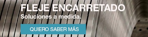 fleje encarretado en carrete de madera