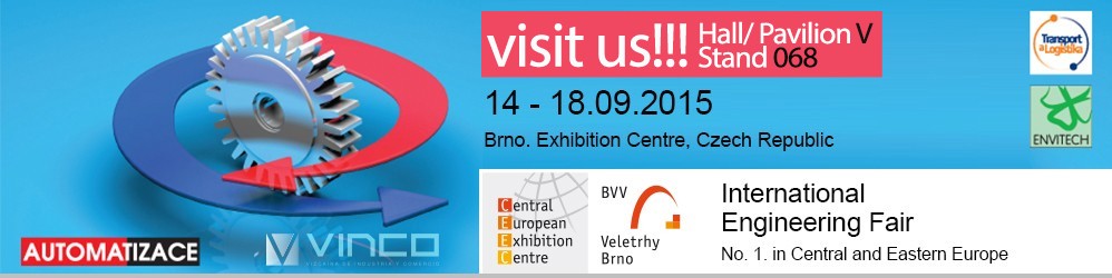 VISITE VINCO EN MSV2015 BRNO STAND 68 PAV V