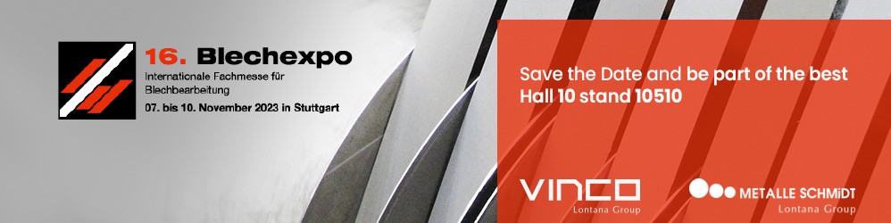 5 razões para visitar a Blechexpo, o evento mais importante para o trabalho com chapas metálicas.