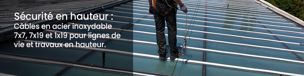 cable-de vie-acier inoxydable