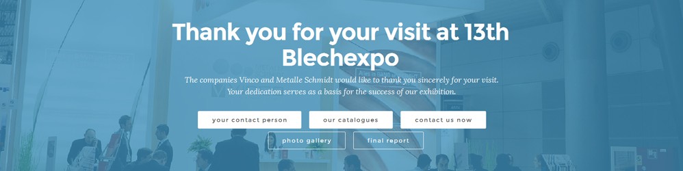 photo gallery Blechexpo