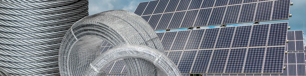 Steel wire ropes for solar field support: Strength and efficiency in ...