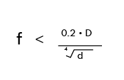 fórmula desplazamiento axial